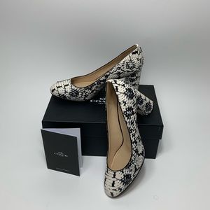 Coach Georgina Snakeskin Pumps